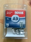 NOVUS Nity aluminiowe A9/15 mm 10 szt. 045-0043 (2)