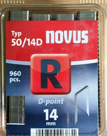 NOVUS zszywki R typ 50/14 - 960 szt. 14 mm D-point