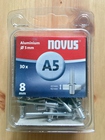 NOVUS Nity aluminiowe A5/8 mm 30 szt. 045-0026 (2)
