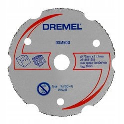 Dremel DSM500 uniwersalna węglikowa tarcza tnąca