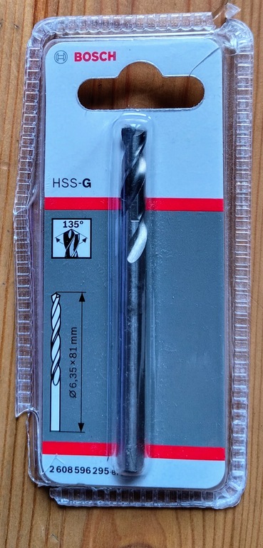 BOSCH HSS-G Wiertło centrujące pilotujące do pił otwornic metal 81 mm (2)