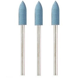 DREMEL 462 Zestaw 3 Gumowe Ściernice polerskie 6,4mm Trzpień 2,4mm  (1)