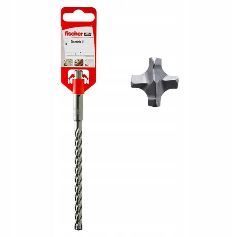 Fischer Quattric II S Wiertło udarowe SDS-Plus 5/100/165 mm sds