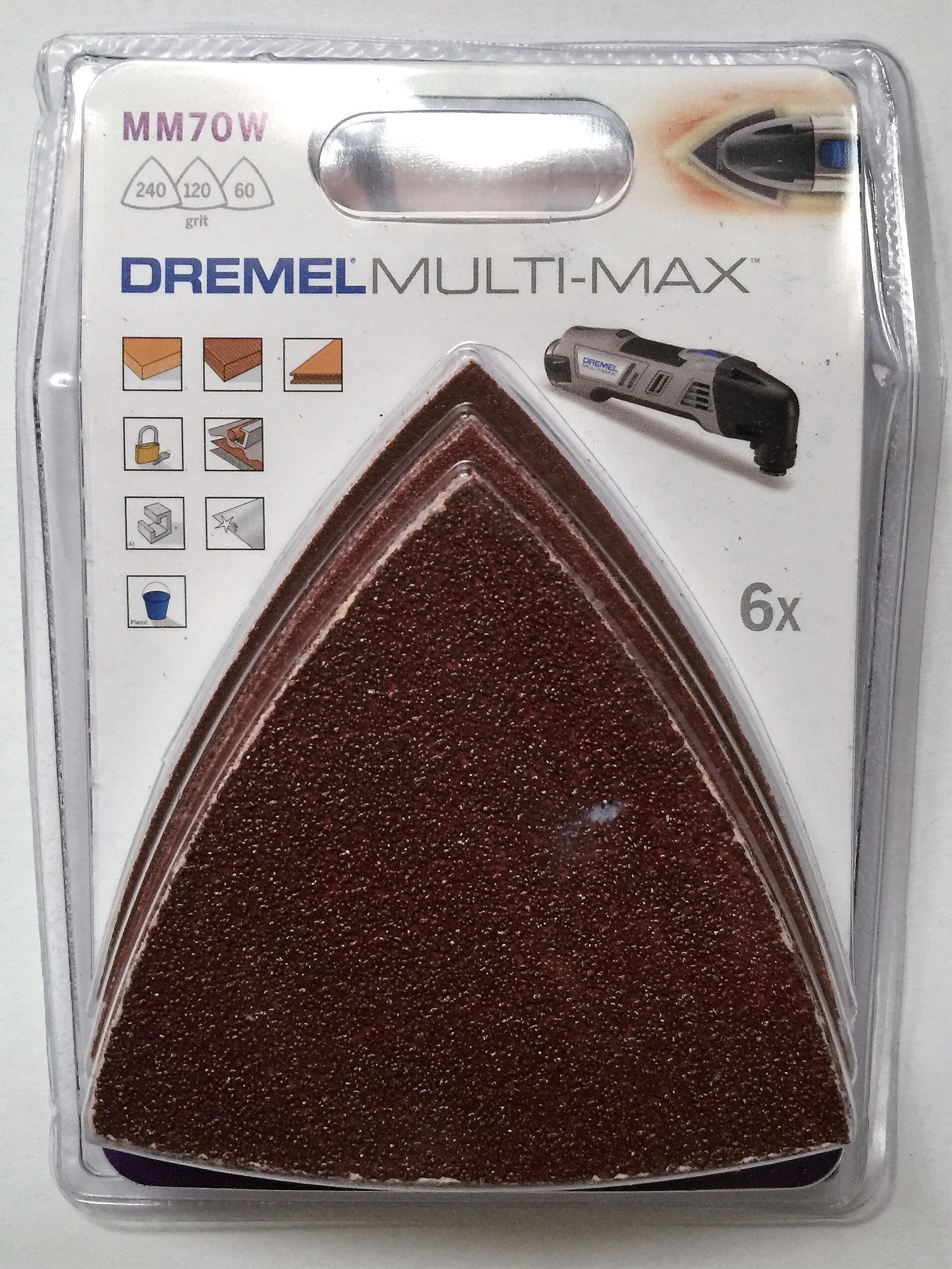Dremel MM70W Multi-Max papier ścierny delta 6 szt. (2)