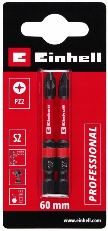 Einhell bity udarowe PZ2, 60 mm 2 sztuki