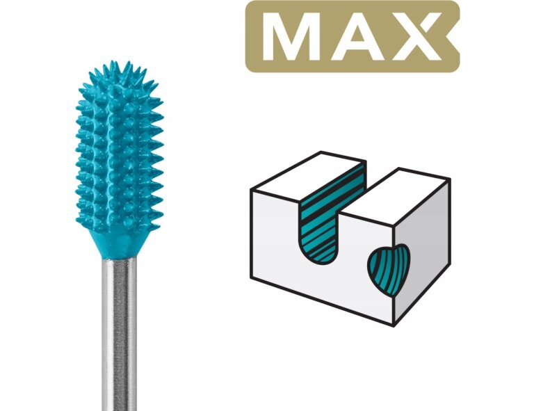 FREZ DO RZEŹBIENIA TYPU PEŁNY PROMIEŃ 7,9mm 9954 DREMEL MAX