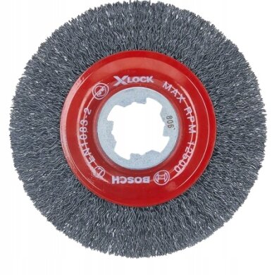 Bosch szczotka garnkowa 115 mm z drutu falistego X-Lock