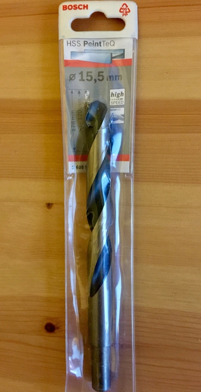 BOSCH Wiertło do metalu 15,5 mm HSS PointTeQ (2)